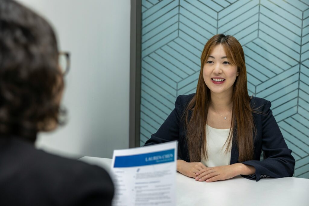Woman Giving a Interview - FRV Values